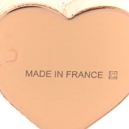 Hermes Rose Gold Plated Brass Mini Coeur Twilly Scarf Ring 3 of 3