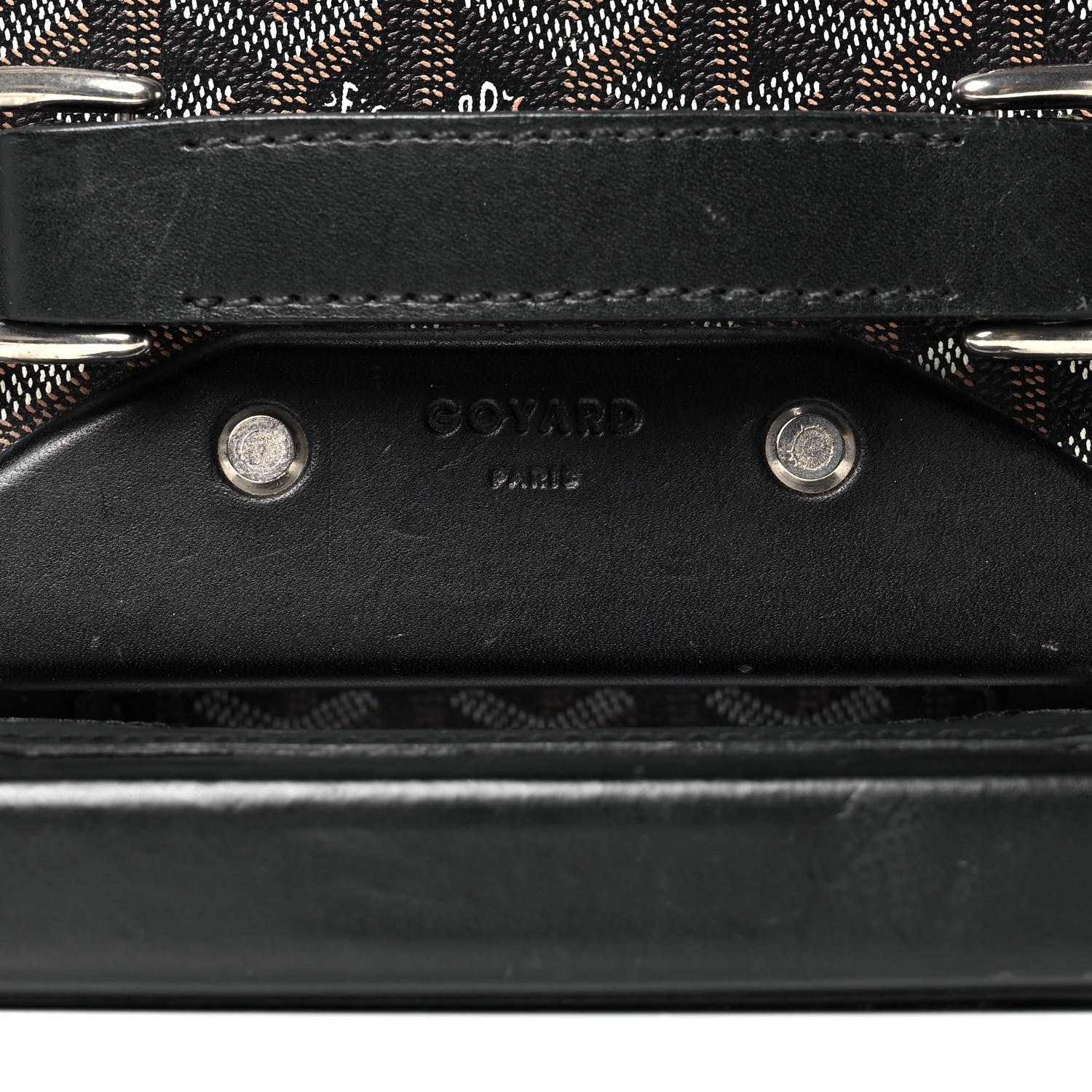 Goyard Goyardine Rolling Suitcase Trolley PM Black 6 of 19