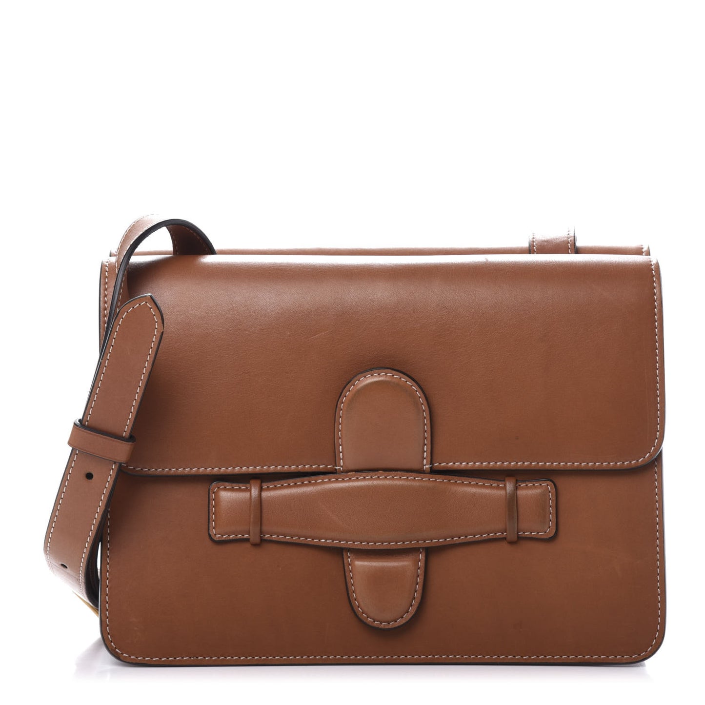 Natural Calfskin Medium Symmetrical Bag Tan
