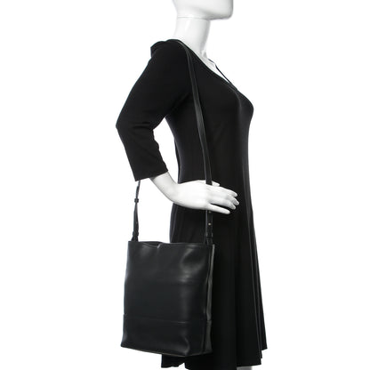 Bottega Veneta Smooth Matte Calfskin Bucket Bag Black 2 of 10