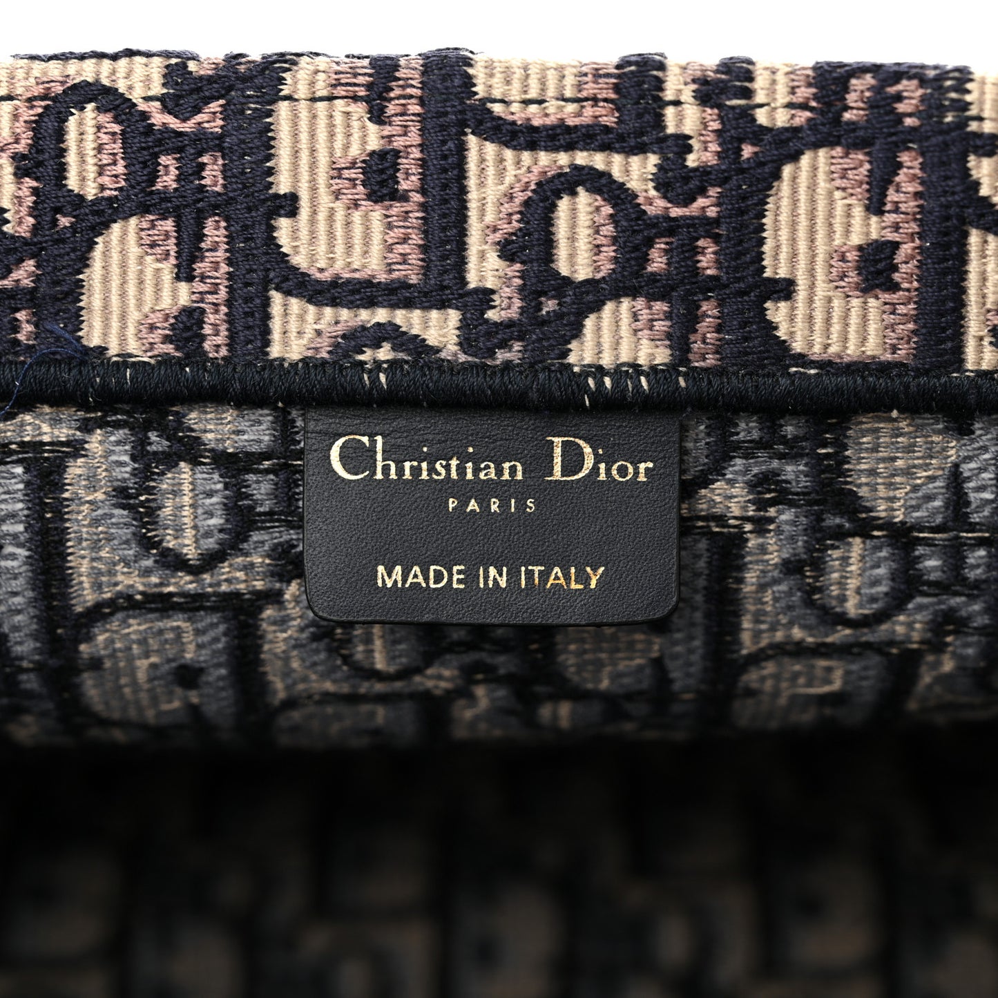 Oblique Medium Book Tote Blue Multicolor