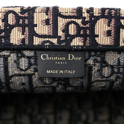 Christian Dior Oblique Medium Book Tote Blue Multicolor 6 of 11