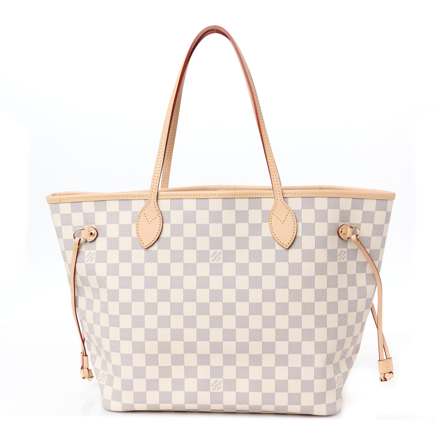 Damier Azur Neo Neverfull MM Rose Ballerine