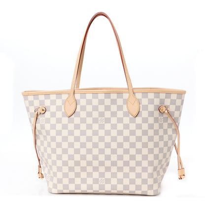 Louis Vuitton Damier Azur Neo Neverfull MM Rose Ballerine 3 of 13