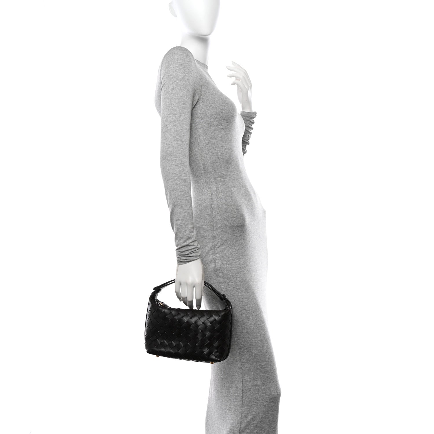 Bottega Veneta Calfskin Nappa Intrecciato Mini Wallace Fondant 2 of 14
