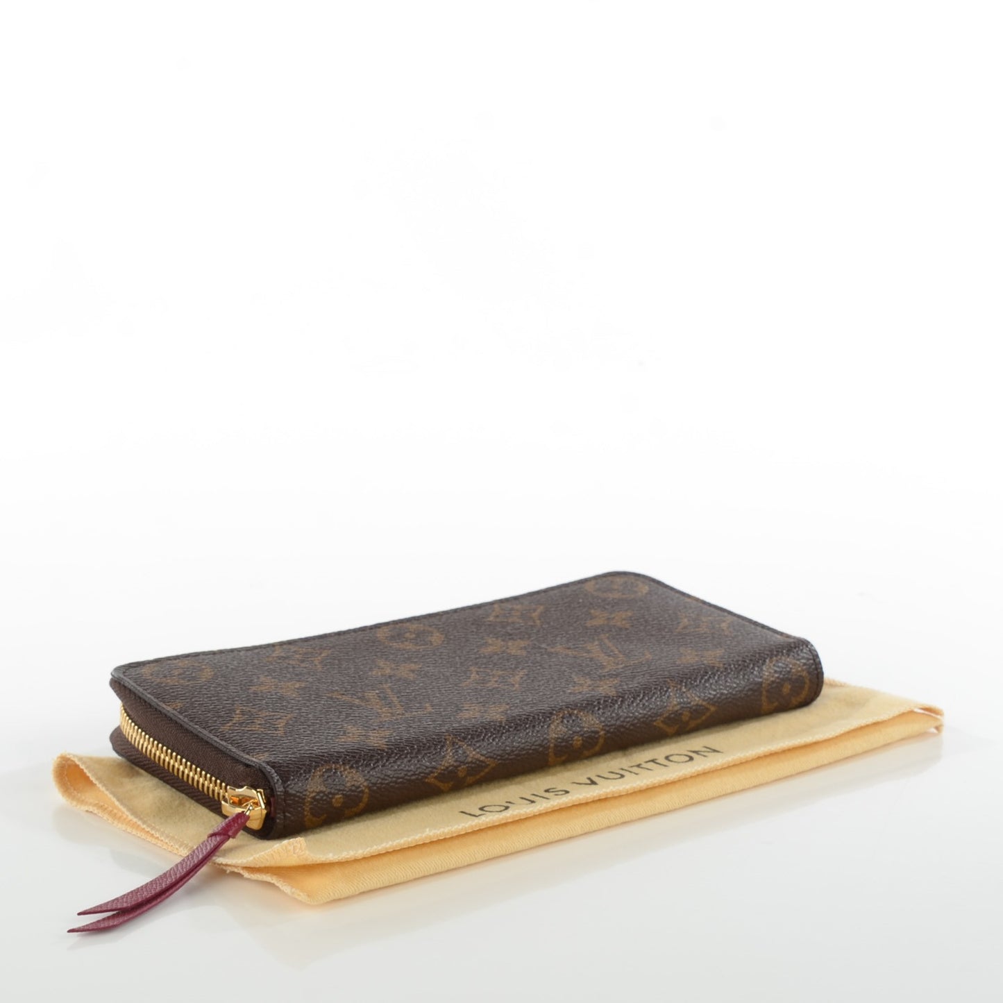 Monogram Clemence Wallet Fuchsia