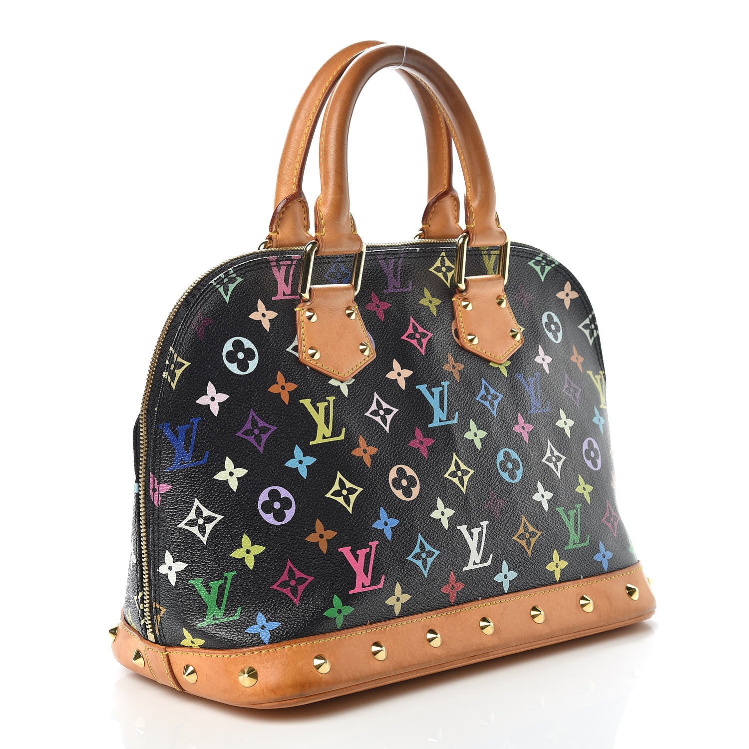 Louis Vuitton Monogram Multicolor Alma Black 3 of 15