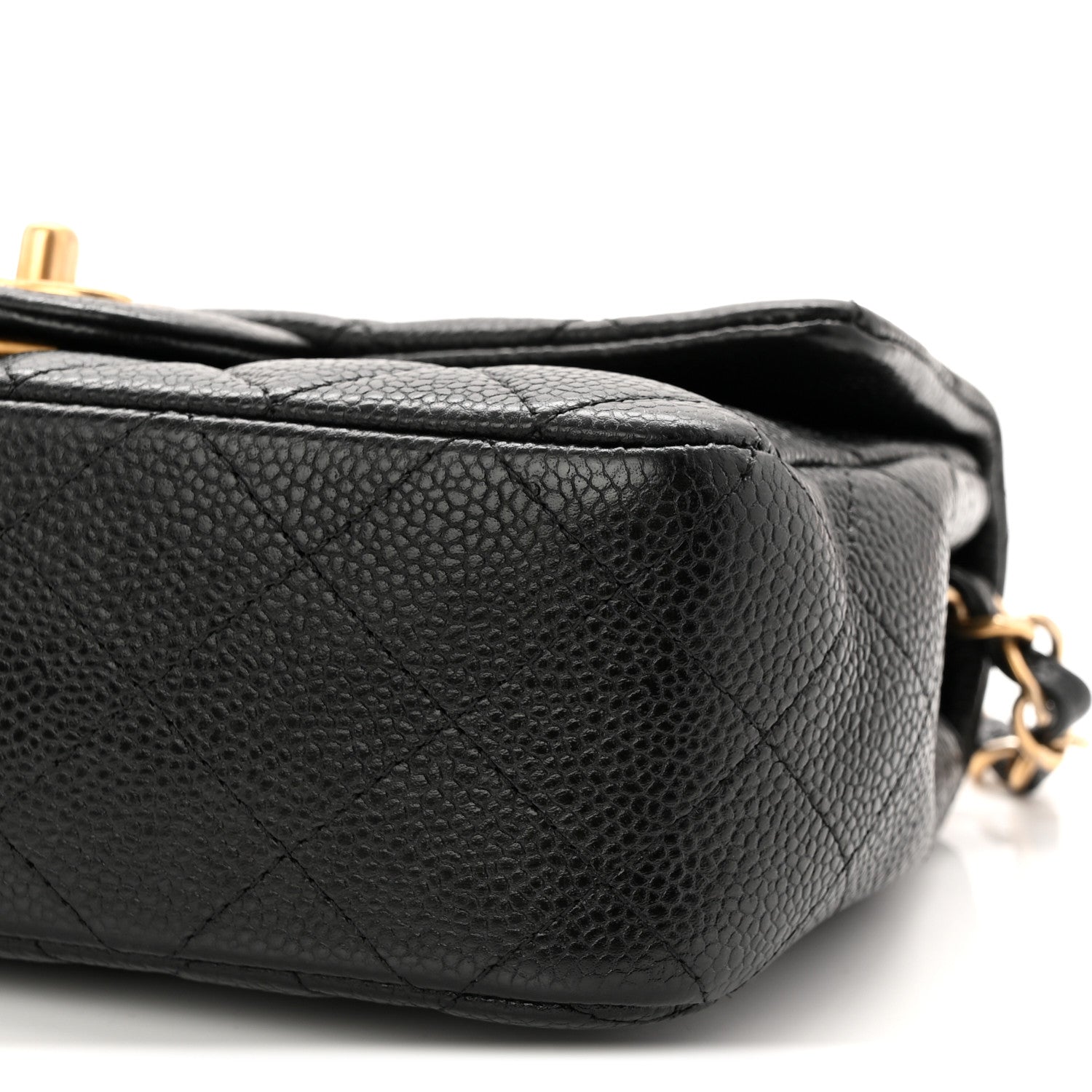 Chanel Caviar Quilted Mini Rectangular Flap Black 10 of 11