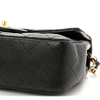 Chanel Caviar Quilted Mini Rectangular Flap Black 10 of 11
