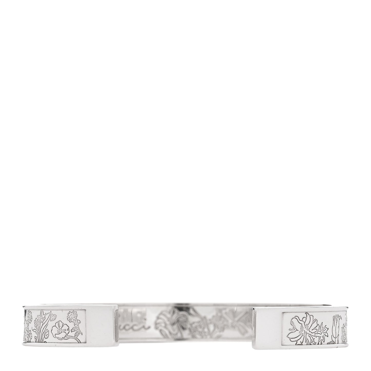 Sterling Silver Flora Cuff Bracelet