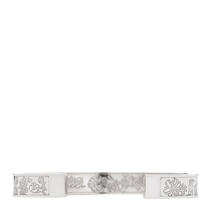 Gucci Sterling Silver Flora Cuff Bracelet 2 of 3