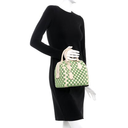 Louis Vuitton Damier Cubic Speedy Cube PM Green 2 of 7
