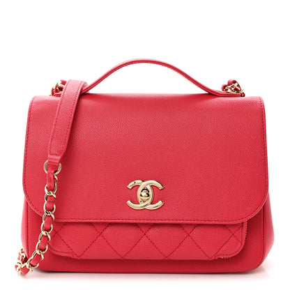 Chanel Caviar Quilted Medium Business Affinity Flap Red 1 of 11