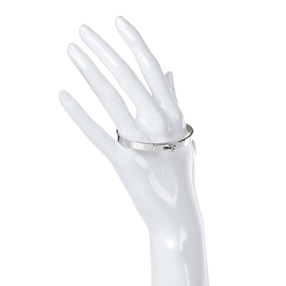 Hermes 18K White Gold Diamond PM Kelly Bracelet SH 2 of 6