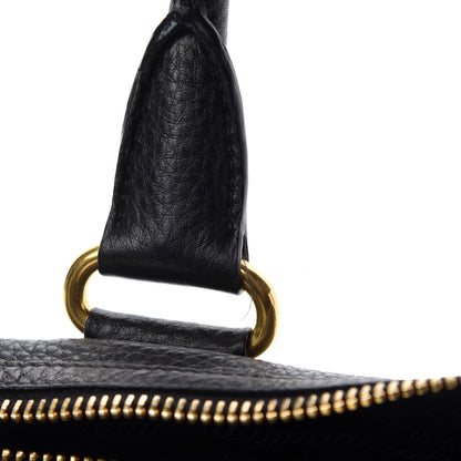 Prada Vitello Daino Shopping Satchel Black 8 of 14