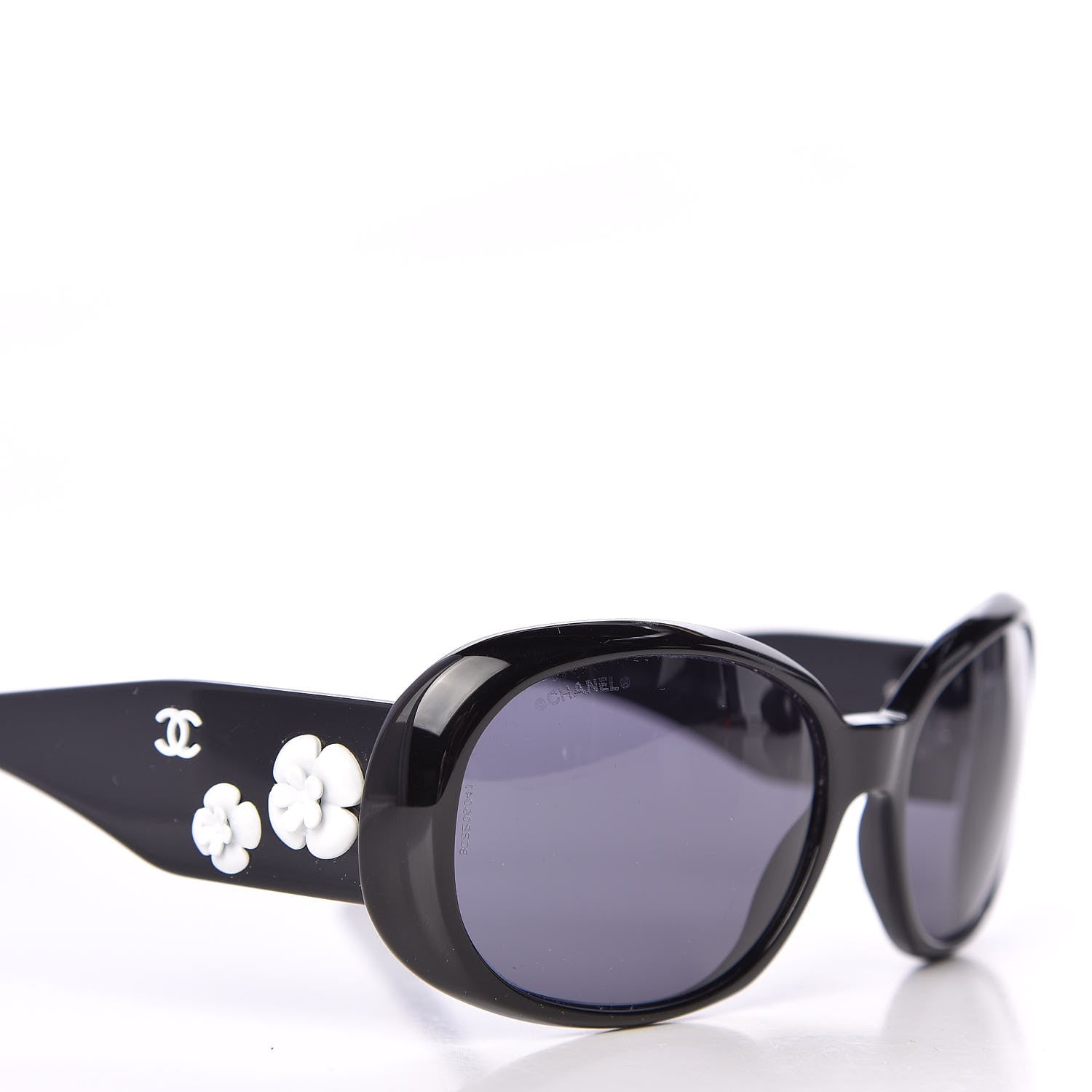 Chanel Camellia CC Sunglasses 5113 Black 7 of 8