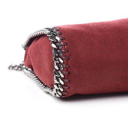 Stella McCartney Shaggy Deer Mini Falabella Fold Over Tote Ruby 5 of 10