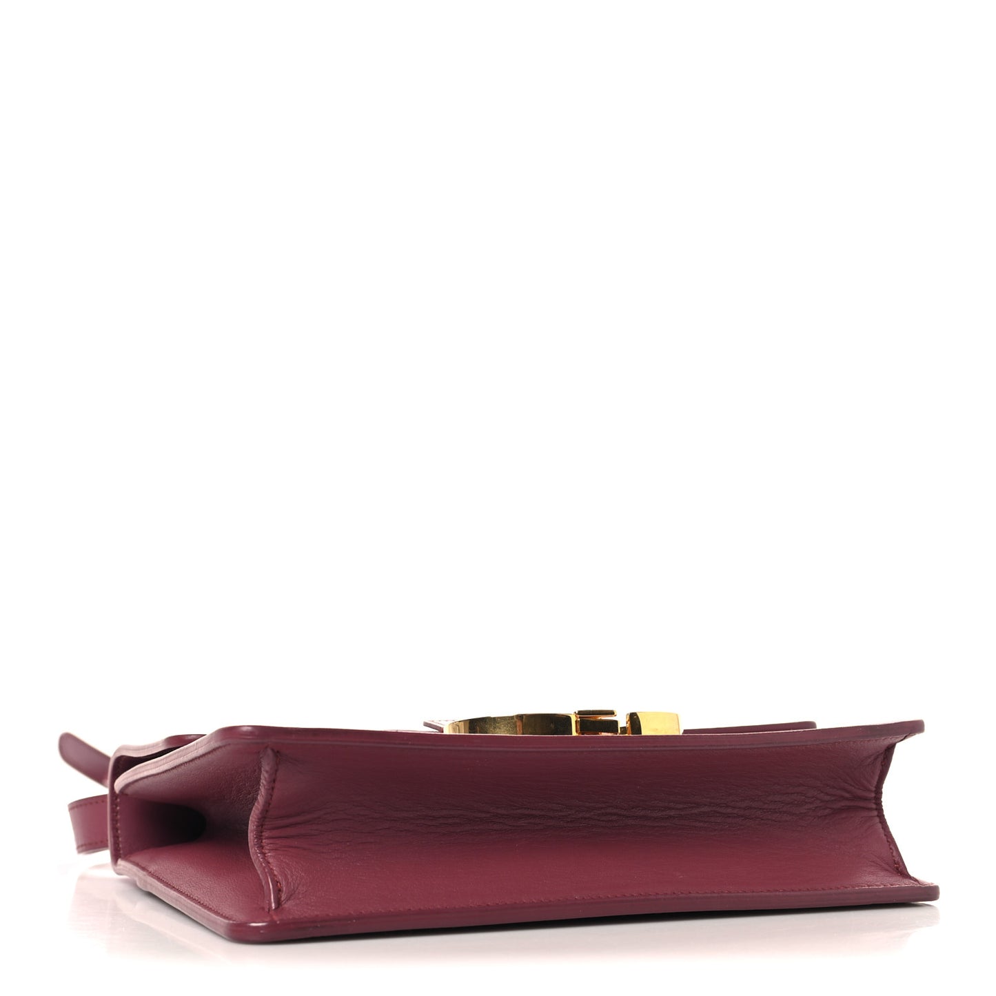 Smooth Calfskin 30 Montaigne Flap Bag Burgundy