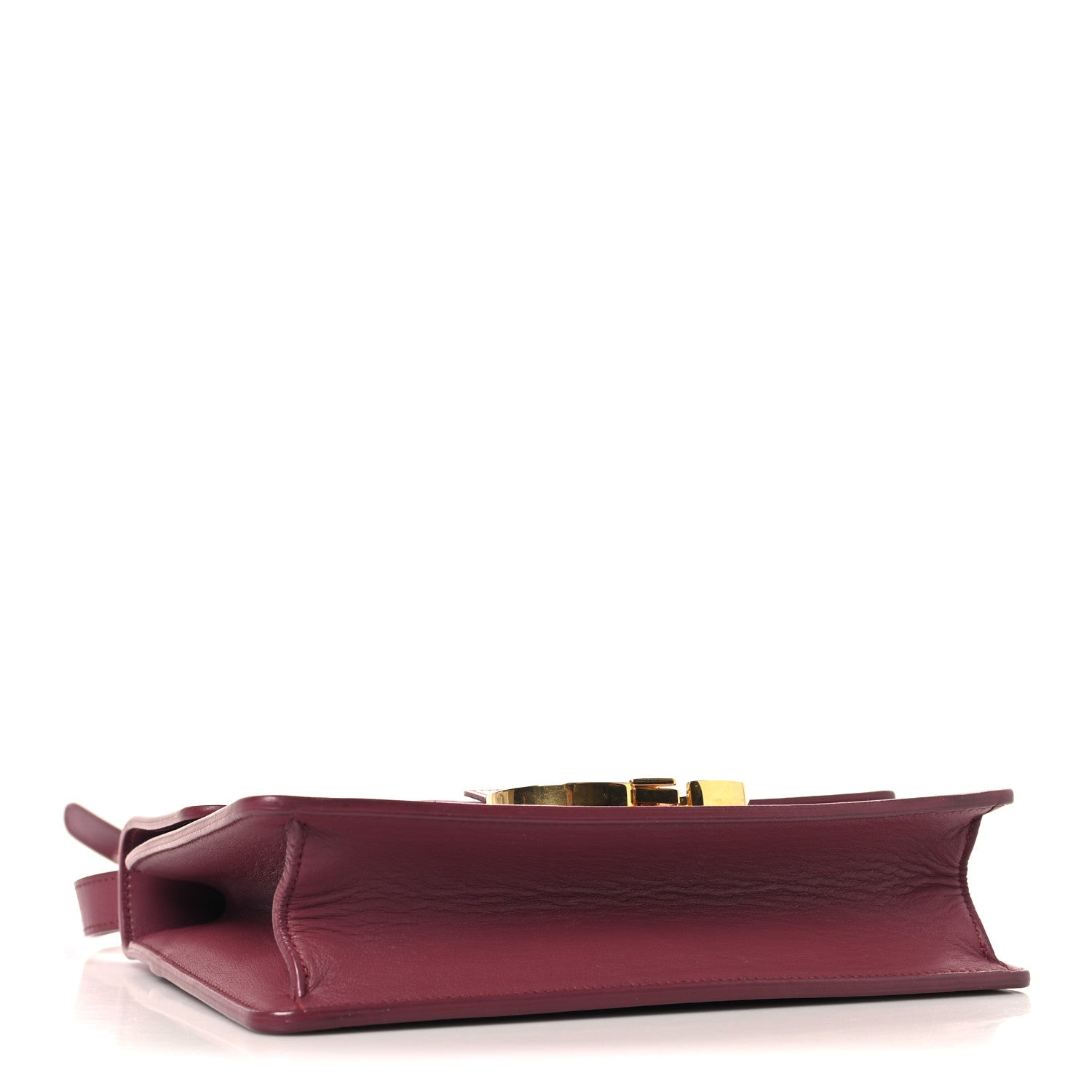 Christian Dior Smooth Calfskin 30 Montaigne Flap Bag Burgundy 3 of 10