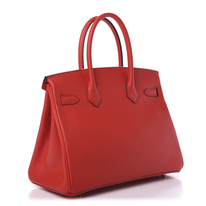 Hermes Epsom Birkin 30 Rouge De Coeur 3 of 11
