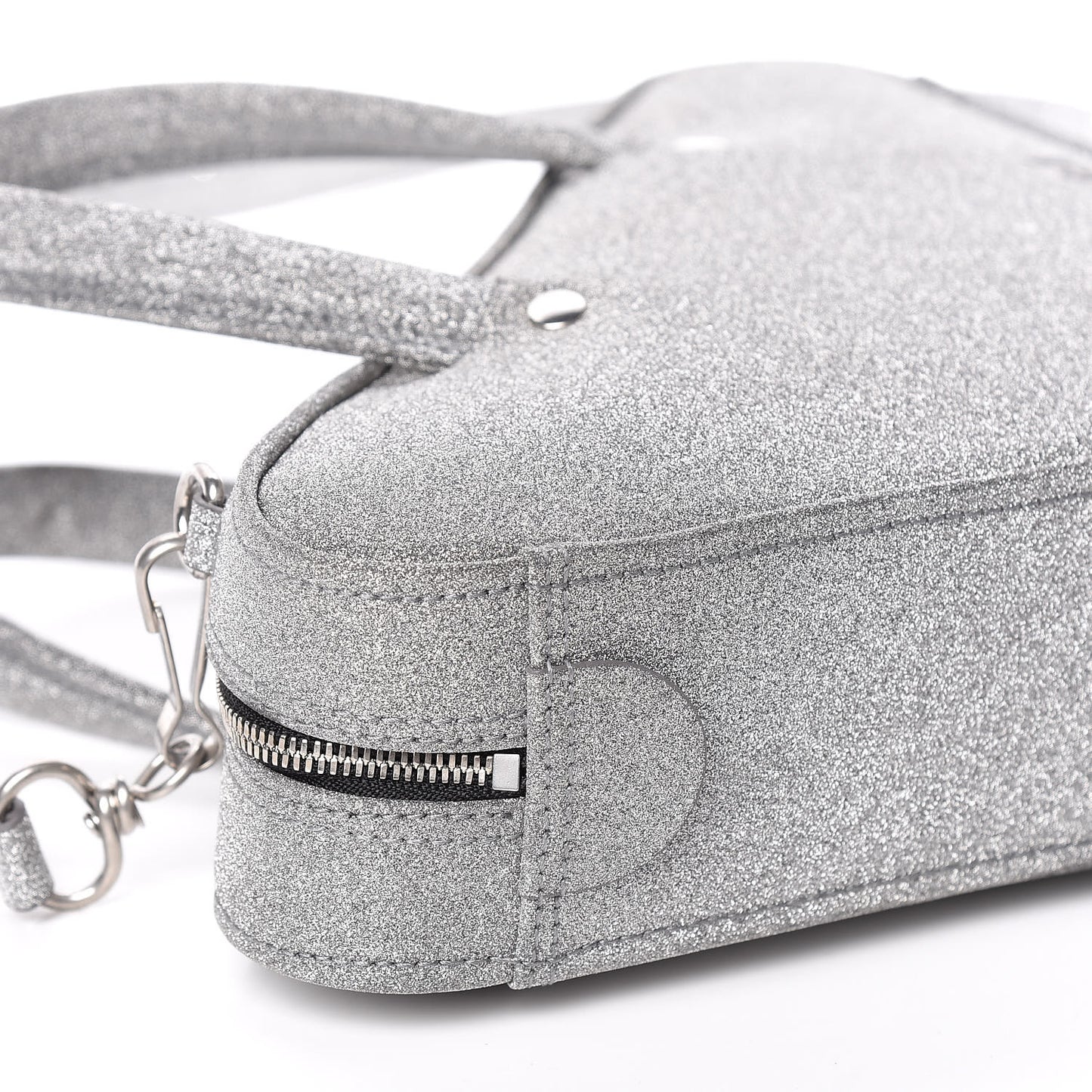 Glitter XS Triangle Duffle Argent Black
