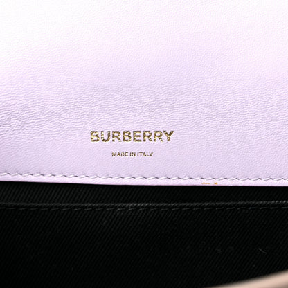 Burberry Lambskin Quilted Small Lola Bag Pale Thistle 5 of 10