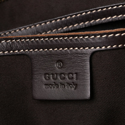 Gucci GG Supreme Monogram Medium Flat Messenger Bag Dark Brown 6 of 10