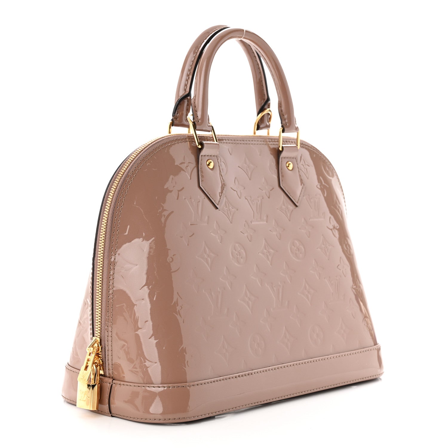 Louis Vuitton Vernis Alma PM Taupe Glace 3 of 10