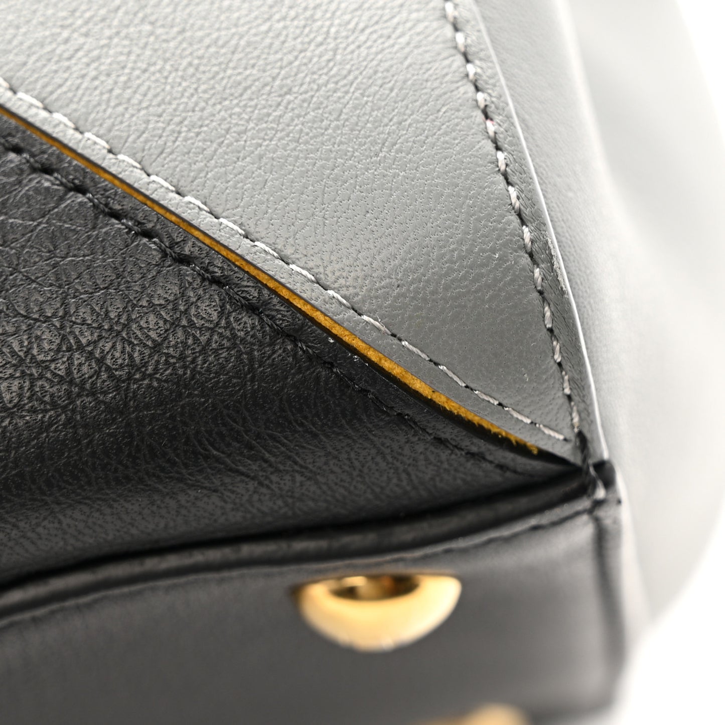 Vitello Colorblock Regular 2Jours Tote White Multicolor Girasole Black