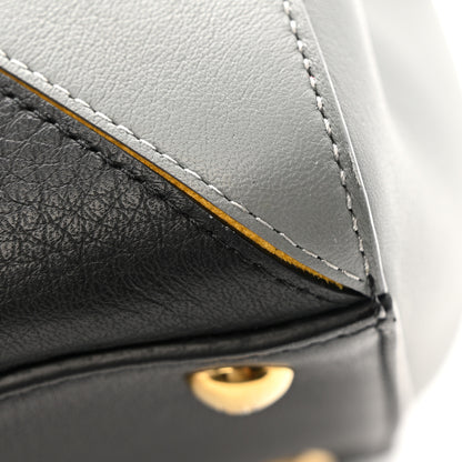 Fendi Vitello Colorblock Regular 2Jours Tote White Multicolor Girasole Black 13 of 15
