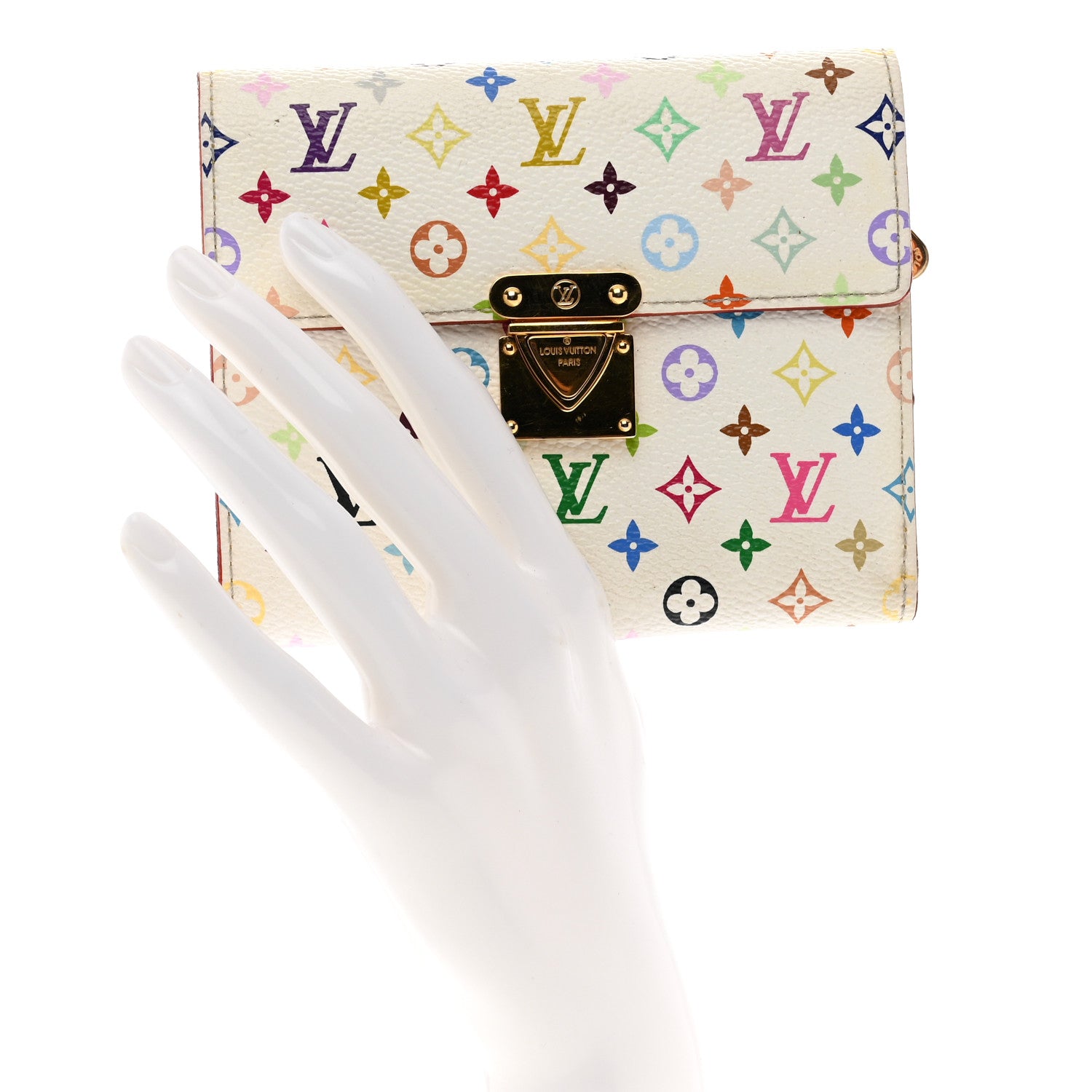 Louis Vuitton Monogram Multicolor Koala Wallet White 2 of 9