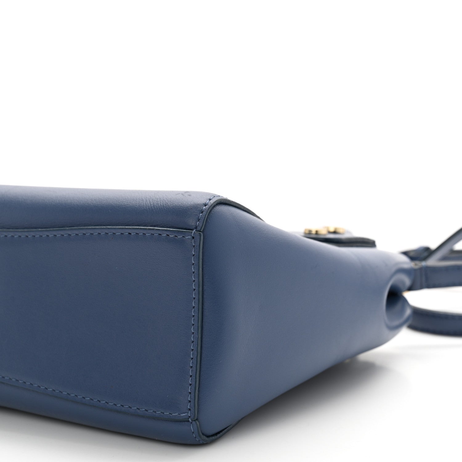 Jimmy Choo Calfskin Small Lockett Tote Jeans 10 of 11