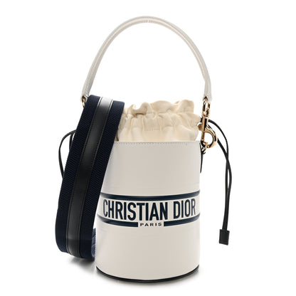 Christian Dior Calfskin Small Dior Vibe Bucket White Multicolor 1 of 10