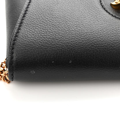 Versace Grained Calfskin La Medusa Chain Crossbody Bag Black 10 of 10