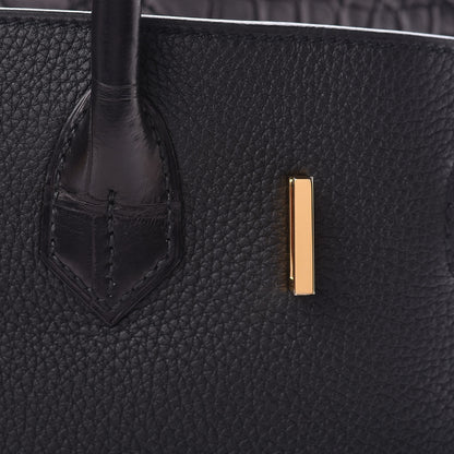 Hermes Togo Matte Alligator Birkin Touch 30 Black 26 of 40