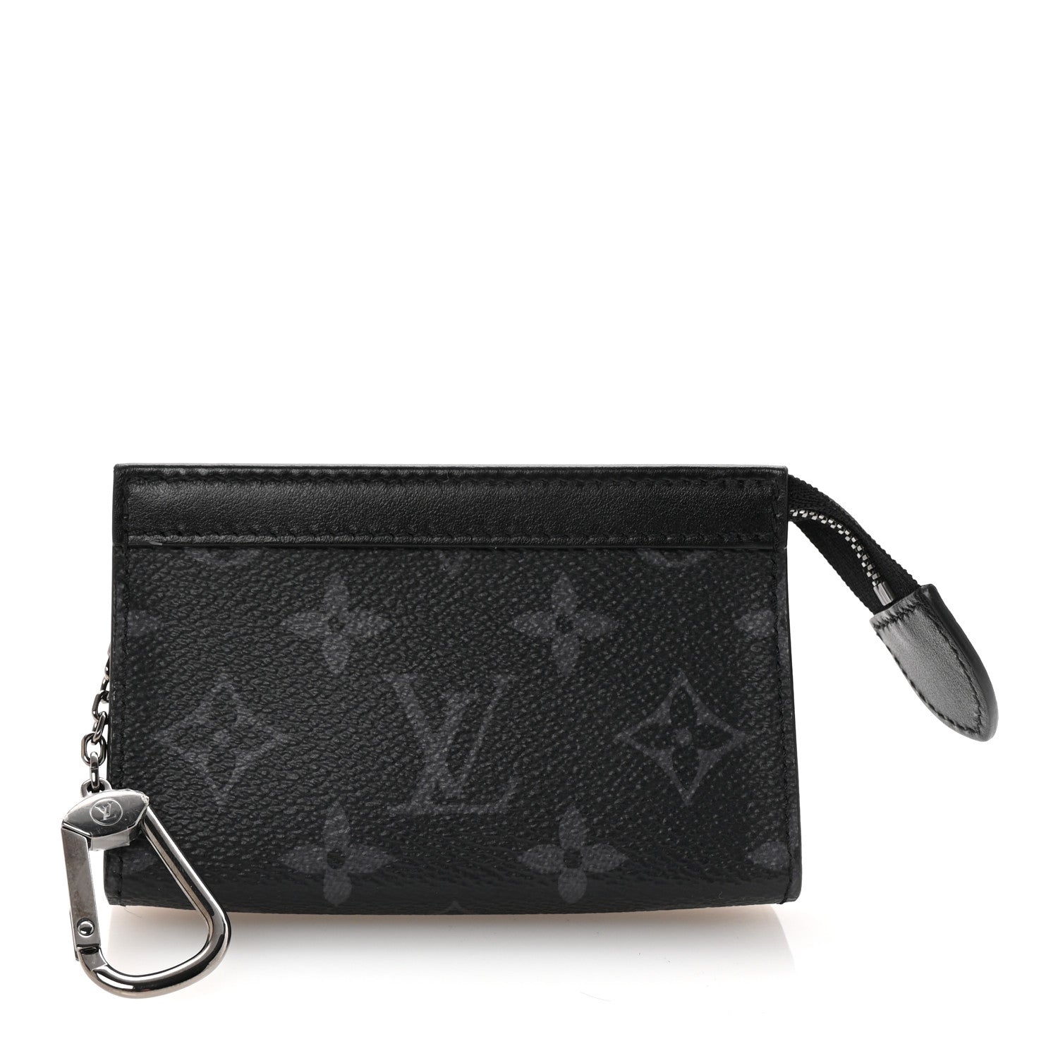 Louis Vuitton Monogram Eclipse Key Pouch Voyage 1 of 7