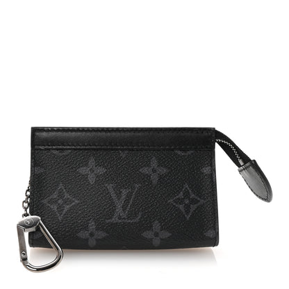 Louis Vuitton Monogram Eclipse Key Pouch Voyage 1 of 7
