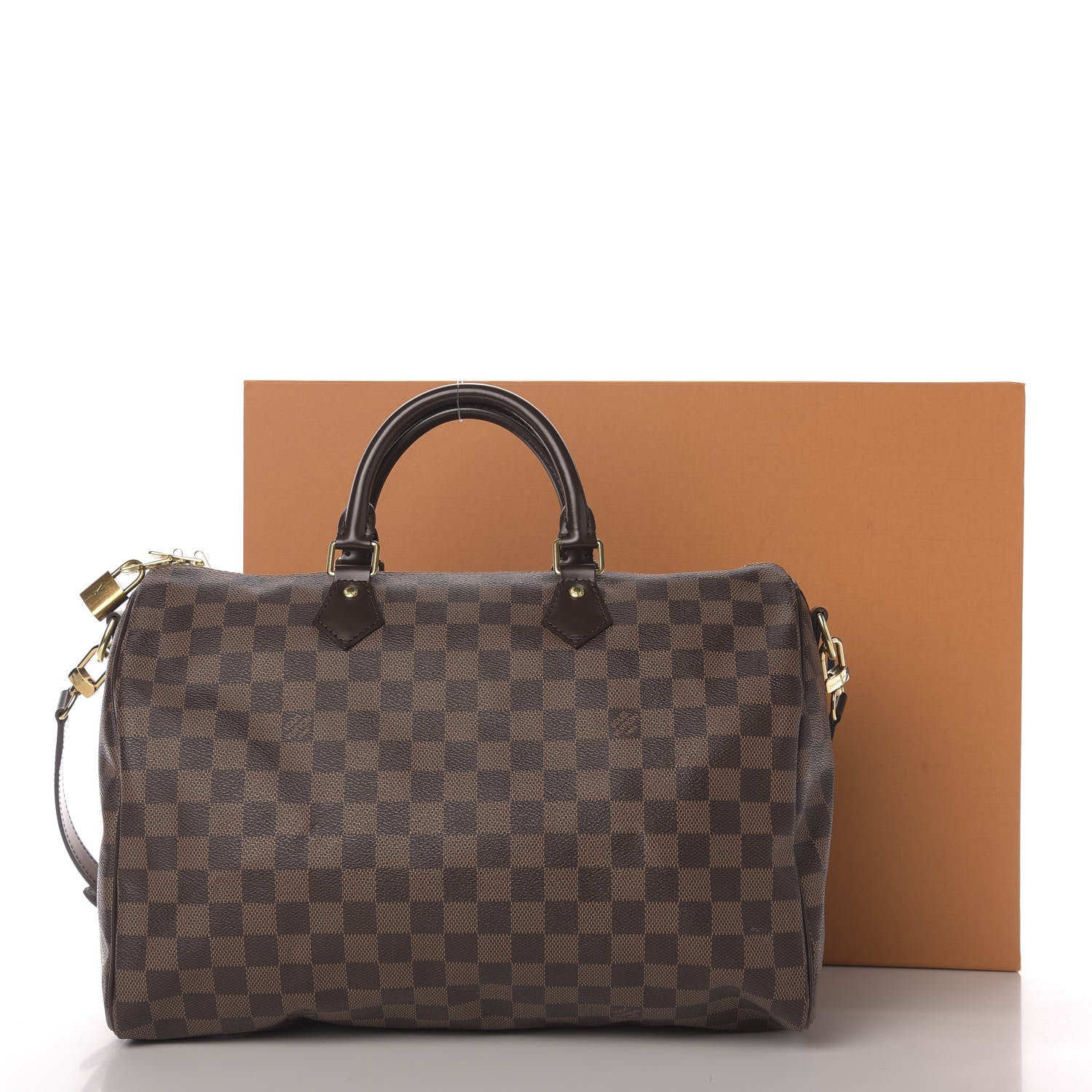 Louis Vuitton Damier Ebene Speedy Bandouliere 35 12 of 12