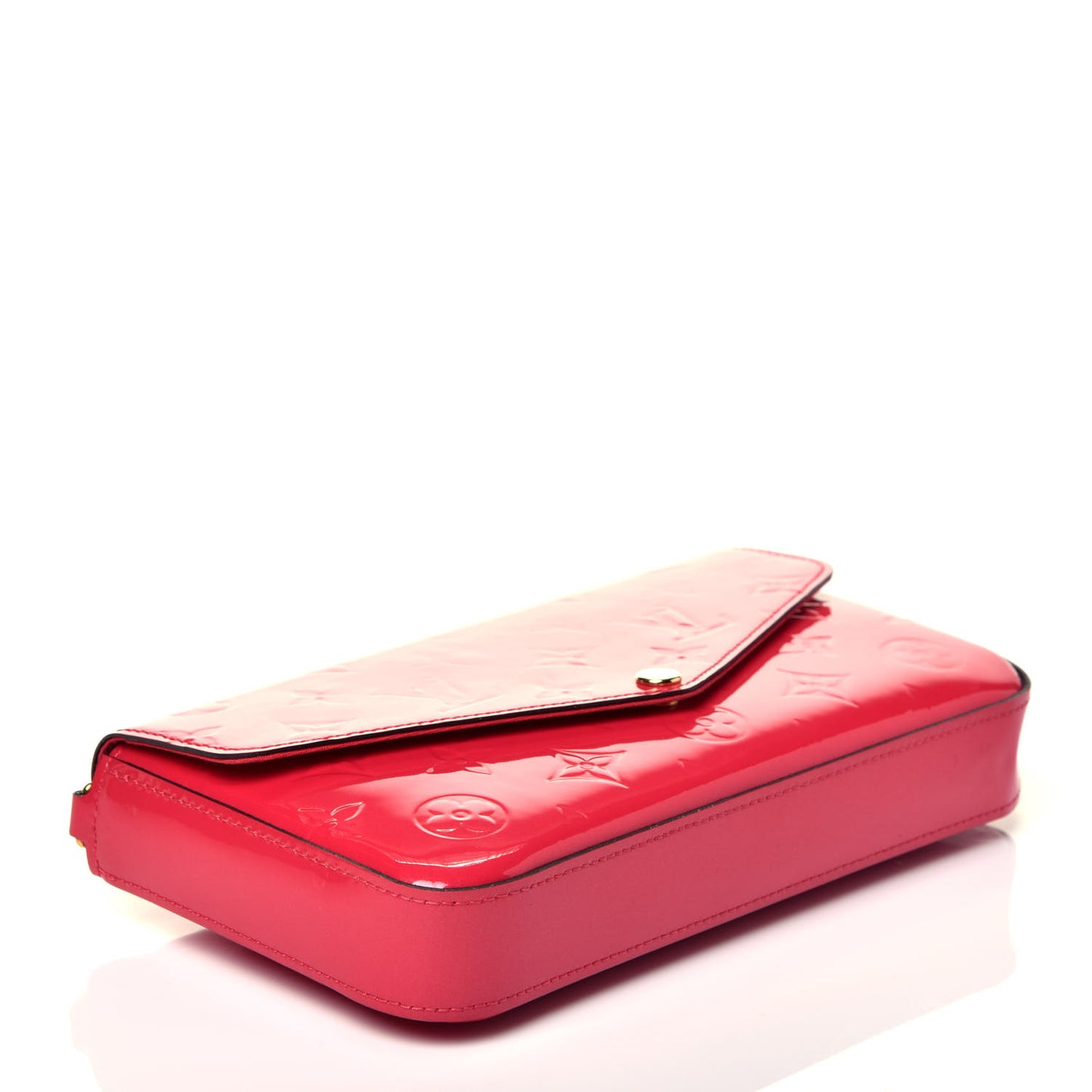 Vernis Felicie Pochette Chain Wallet Hot Pink