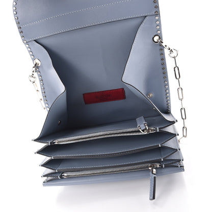 Valentino Garavani Vitello Rockstud Cabana Shoulder Bag London Stone 5 of 7