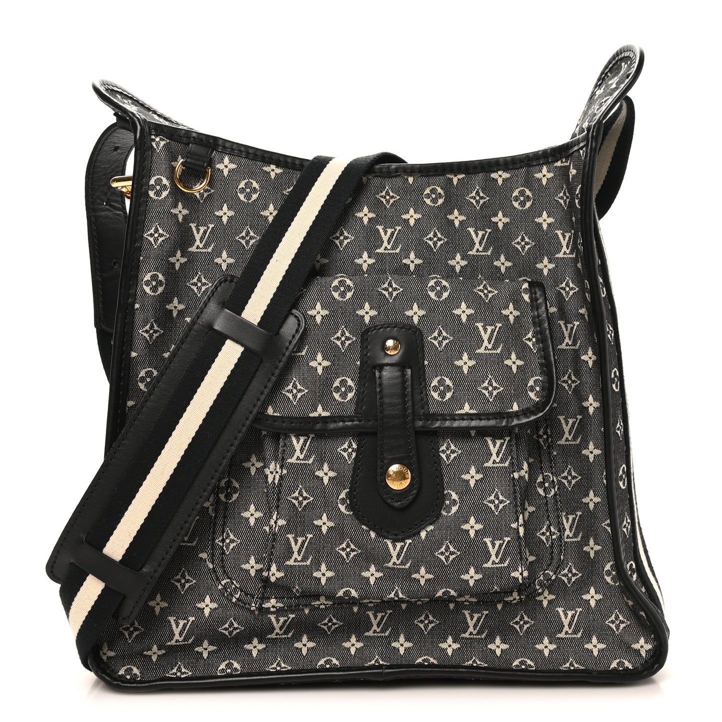 Mini Monogram Besace Mary Kate Black