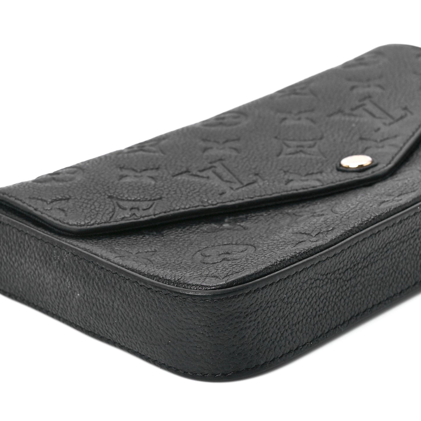 Empreinte Pochette Felicie Chain Wallet Black
