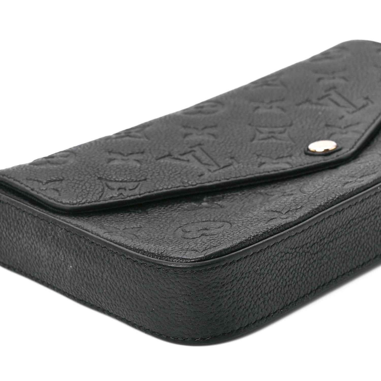 Louis Vuitton Empreinte Pochette Felicie Chain Wallet Black 13 of 14