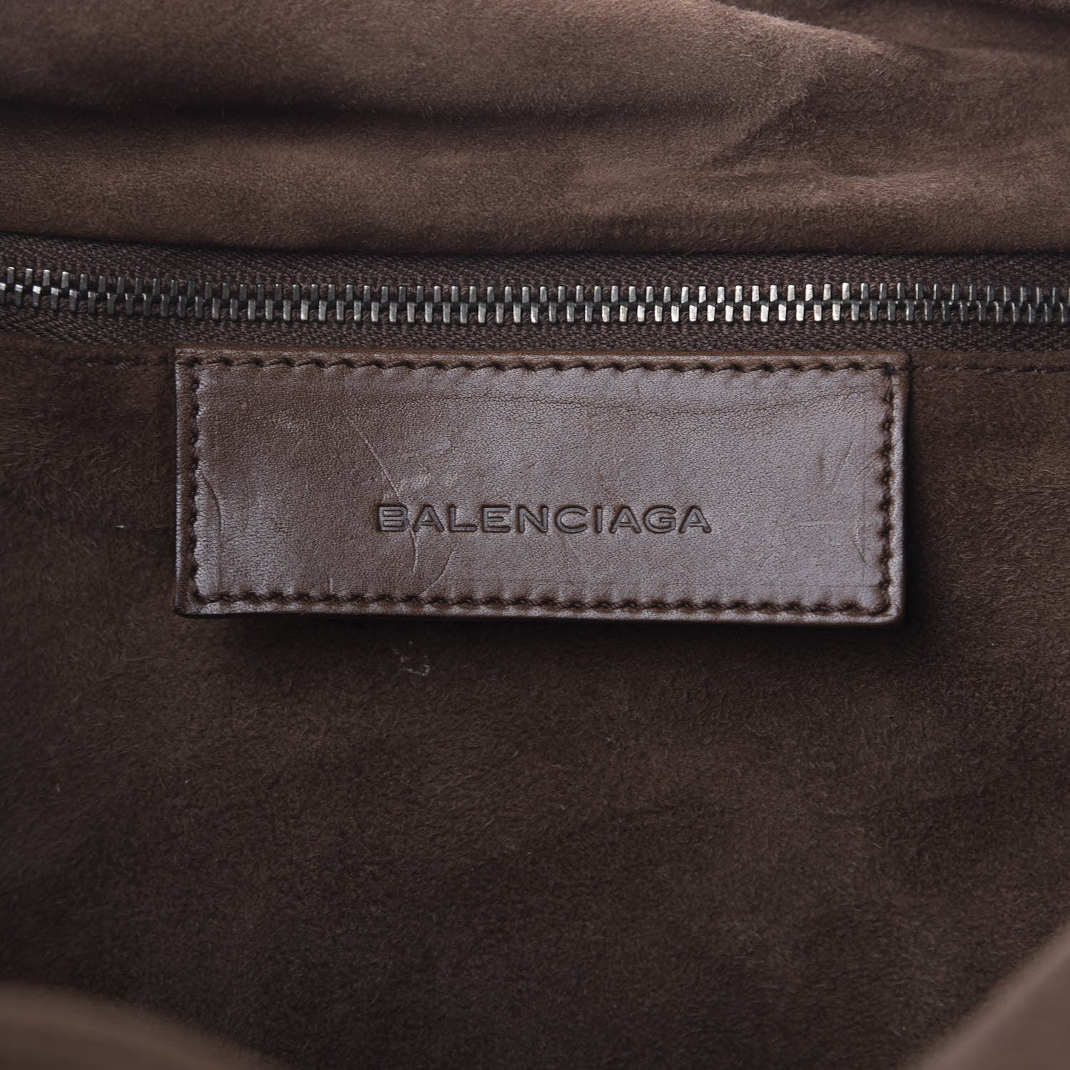 Balenciaga Baby Daim Suede Messenger Bag Brown 9 of 13