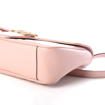 Gucci Calfskin Matelasse Small GG Marmont Shoulder Bag Perfect Pink 9 of 9