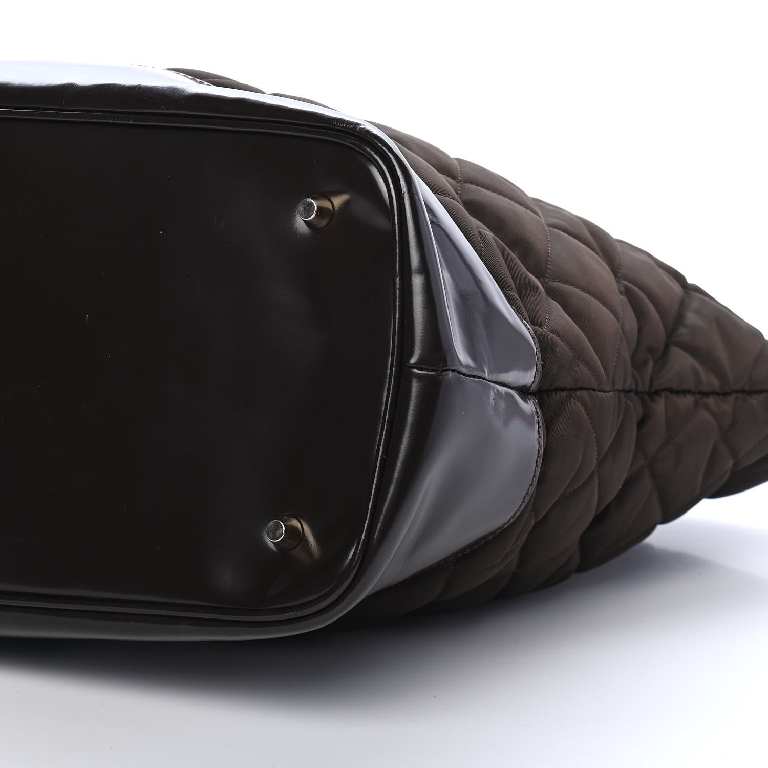Burberry Nylon Quilted Tote Brown 9 of 9