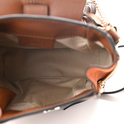 Chloe Suede Calfskin Mini Faye Backpack Tan 5 of 9