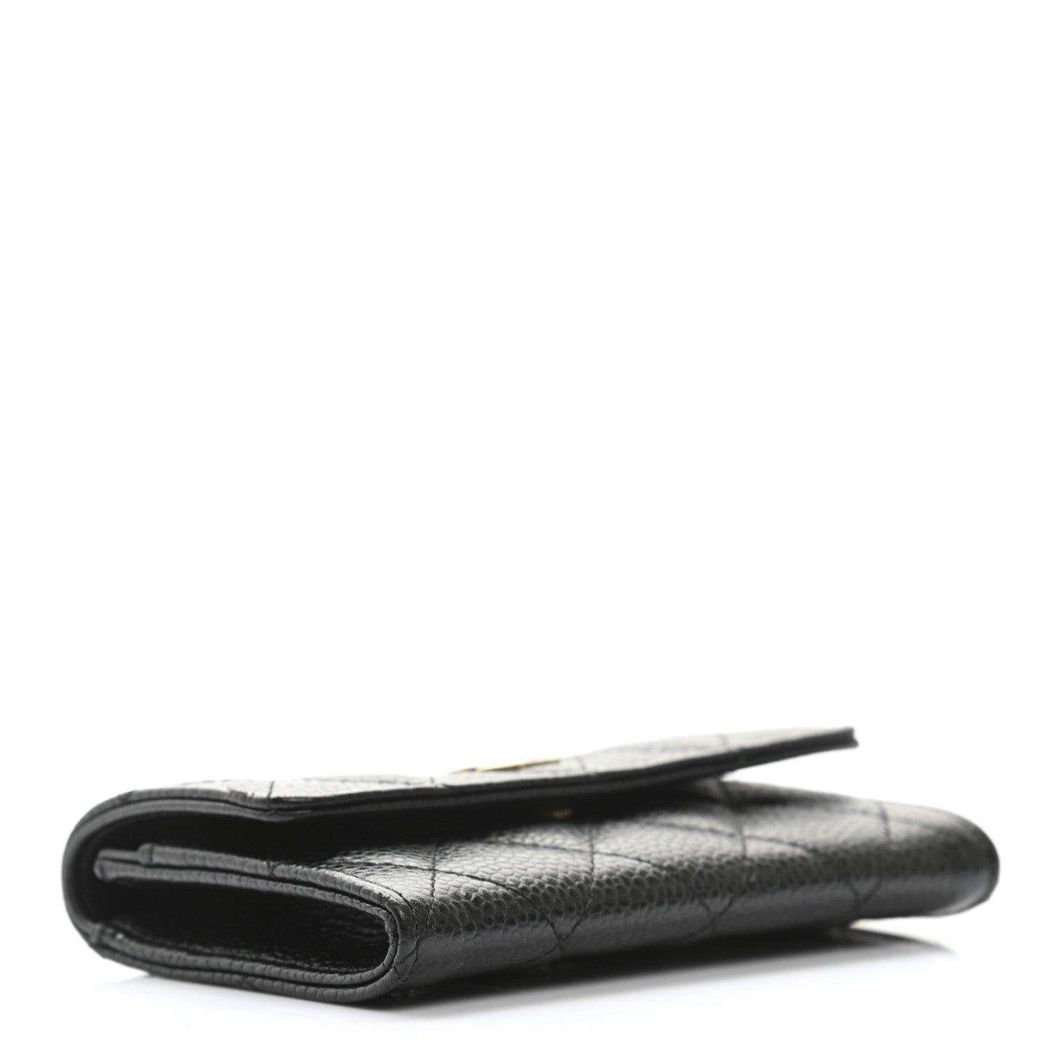 Chanel Caviar Quilted Flap Card Holder Black 4 of 9