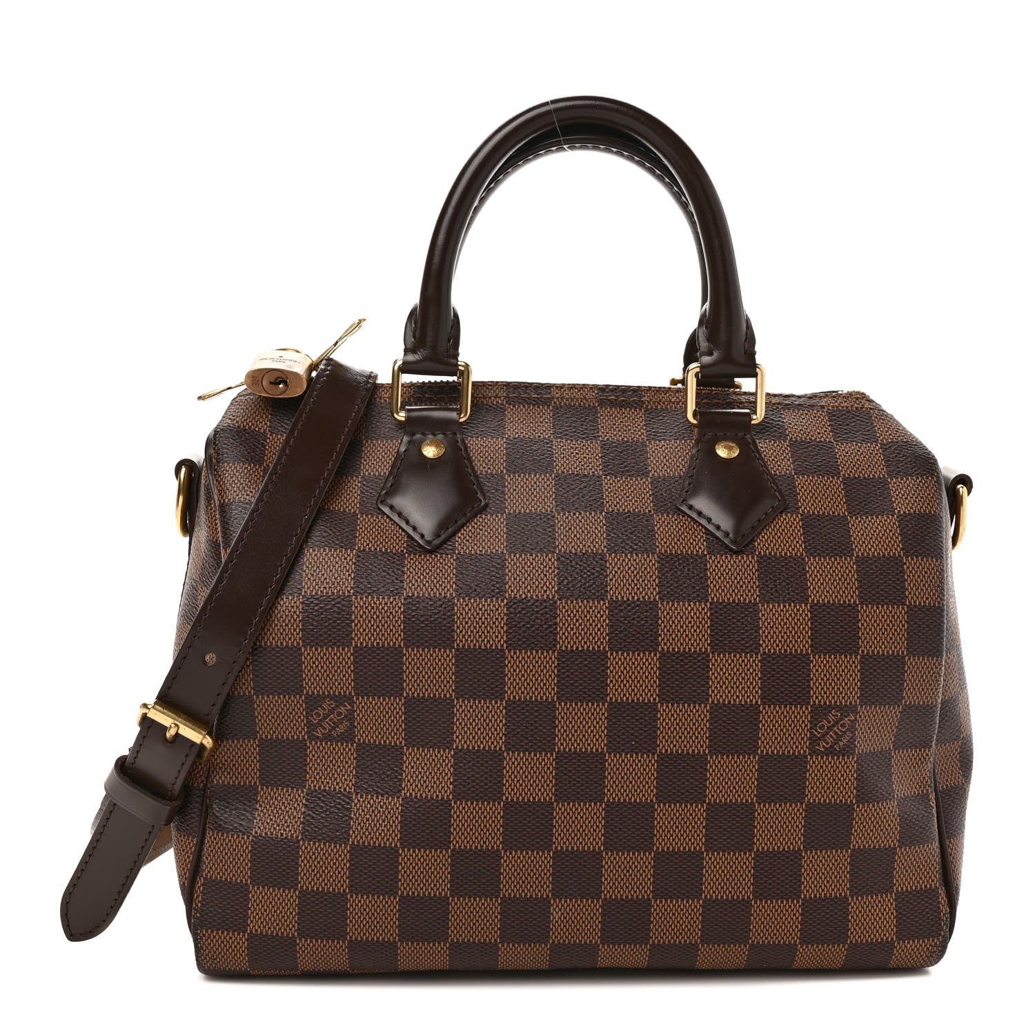 Louis Vuitton Damier Ebene Speedy Bandouliere 25 1 of 11