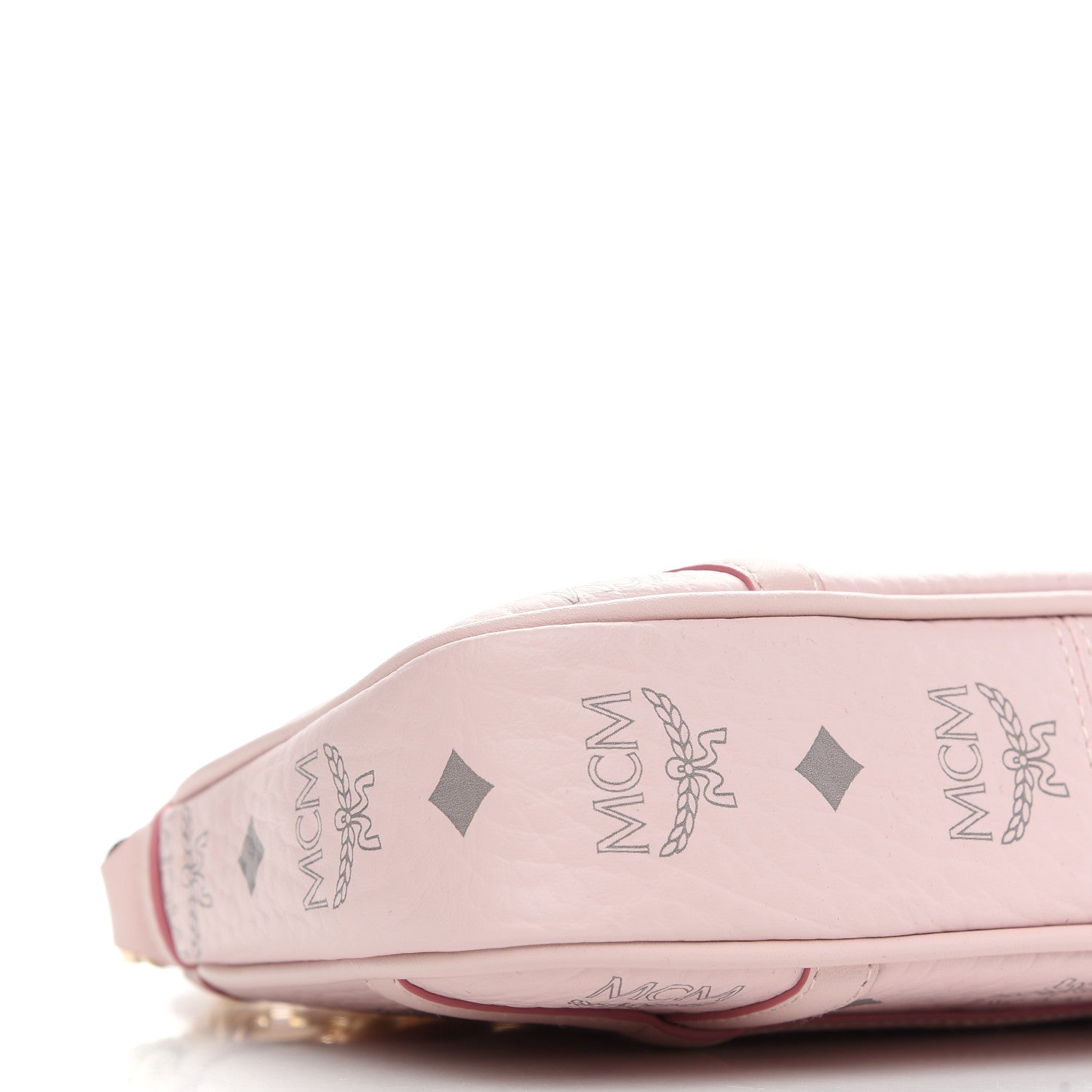 MCM Visetos Nappa Mini Delmy Chain Shoulder Bag Powder Pink 7 of 8
